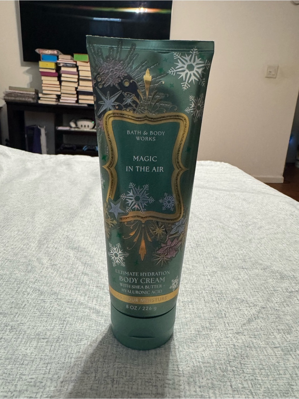 Bath & Body Works Magic In The Air Body Cream - Green and Gold Accents